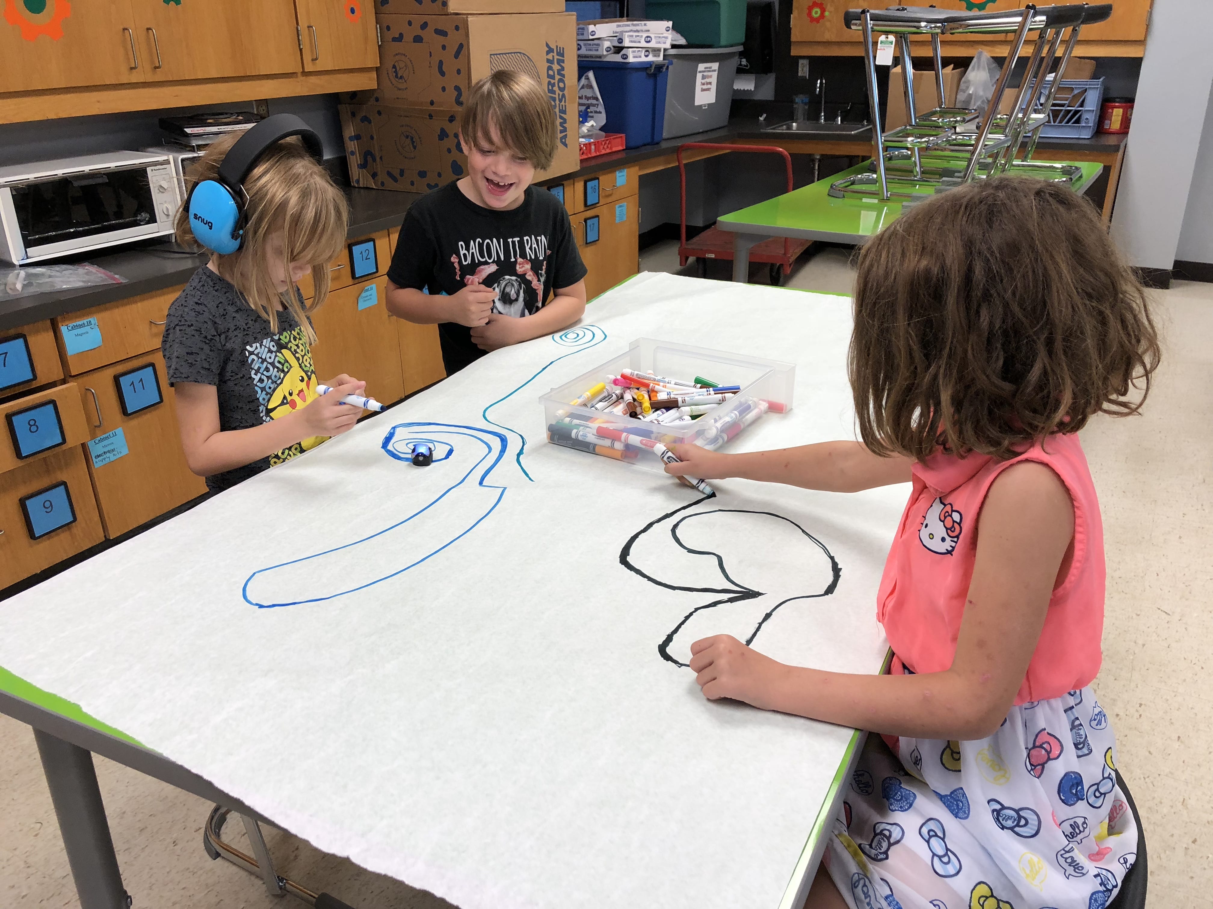 Ozobot Science  Pond Springs Elementary School